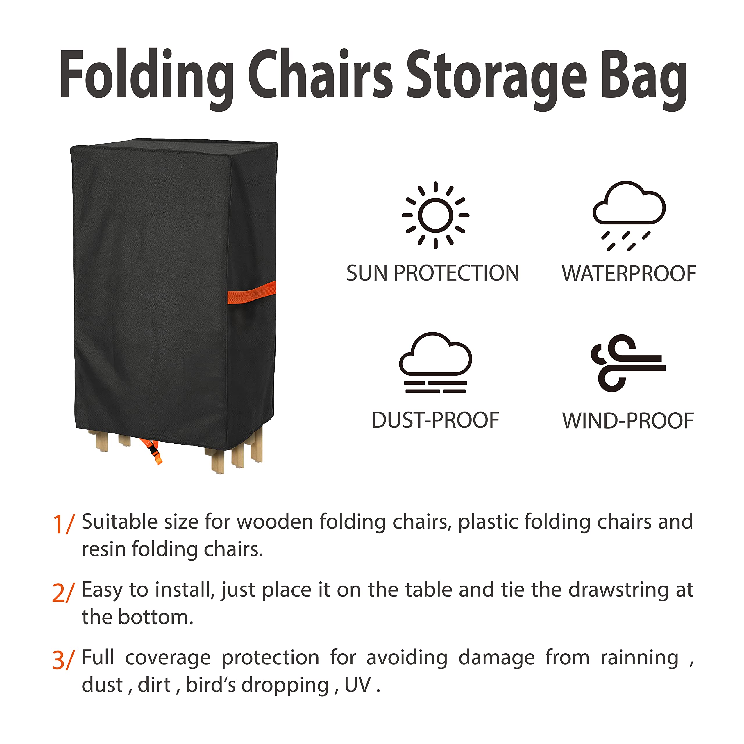 Waterproof Polyester Storage Bag - Durable & Lightweight Organizer for Travel, Camping, and Home Use