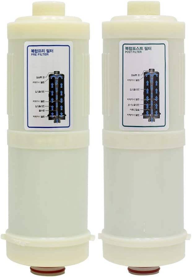 Biontech Water Ionizer Filter Replacement Set for BTM-207D Model | Alkaline Water Filter Cartridges | Home & Office Water Purification System