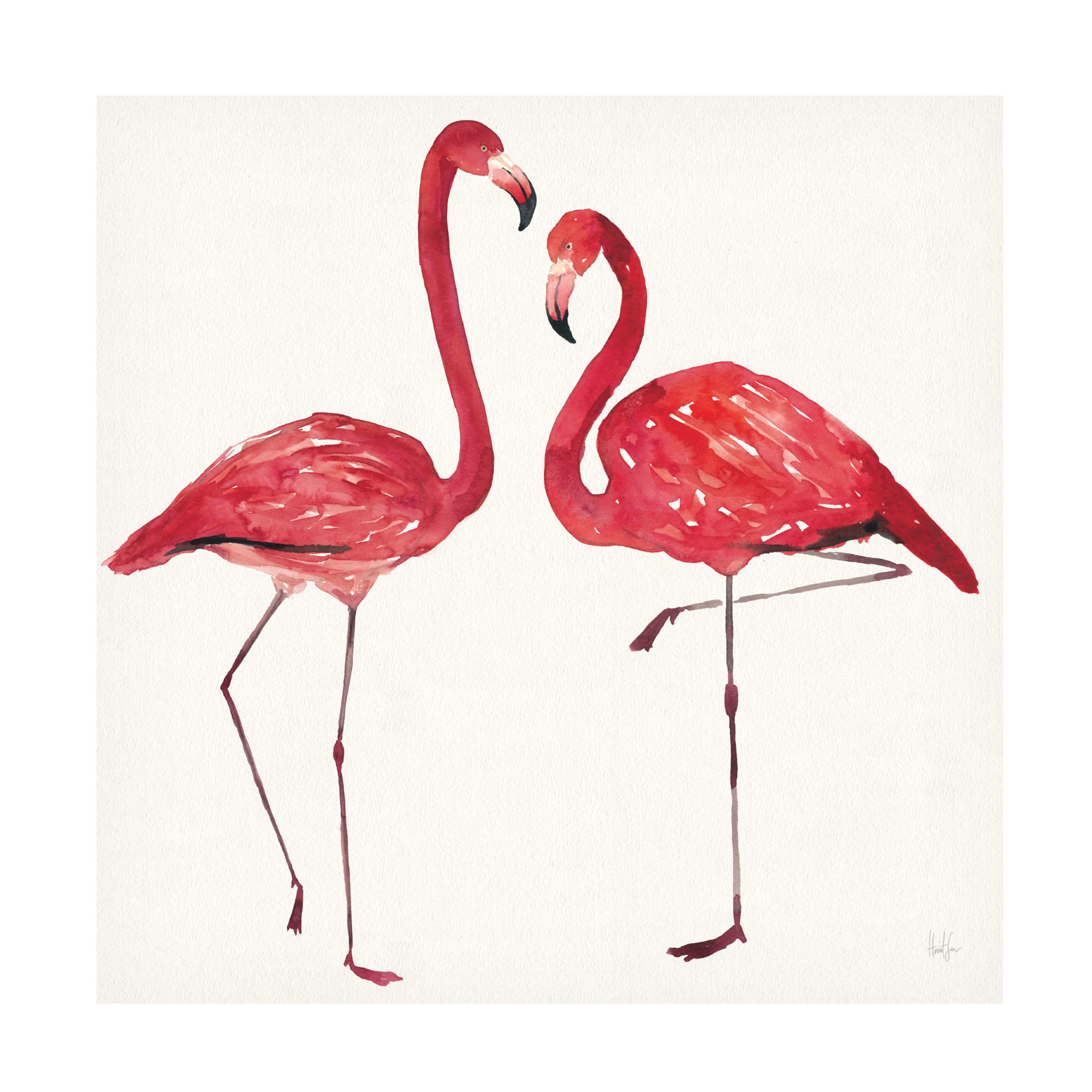 Harriet Sussman Tropical Fun Bird IV Canvas Wall Art - Modern Home Decor for Living Room, Bedroom & Office - Vibrant Tropical Bird Painting - Ready to Hang