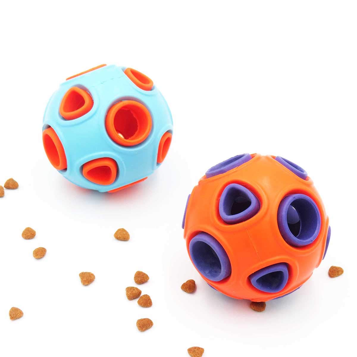TEHAUX Interactive Dog Ball Toy - Treat Dispenser Puzzle Game for Pet Training, Chew-Resistant & Leak-Proof Design - Perfect for Indoor Play, Outdoor Fetch & Mental Stimulation for Dogs