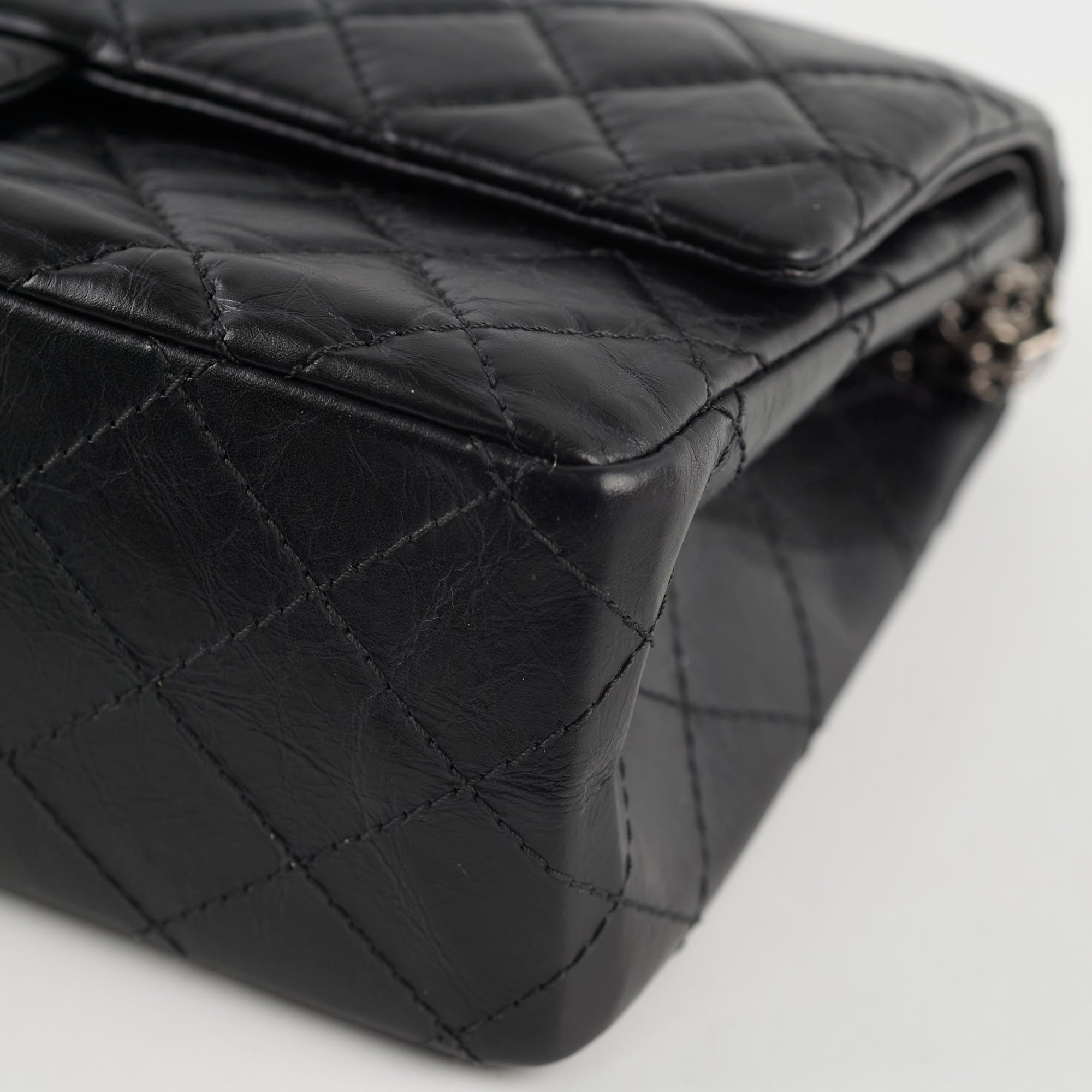 Chanel Reissue 226 Black Leather Handbag - Classic Flap Bag for Women | Luxury Designer Purse for Work, Evening & Special Occasions