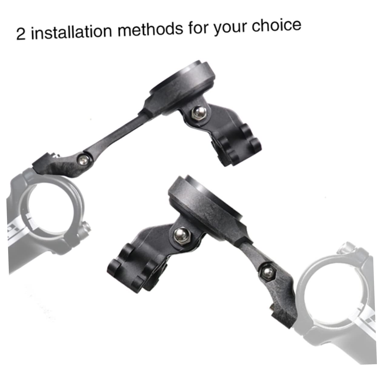BESPORTBLE Bike Light Holder - Carbon Fiber Handlebar Extension Rod for Bicycle Headlights, GPS, Odometer & Stopwatch | Perfect for Night Riding, Mountain Biking & Commuting