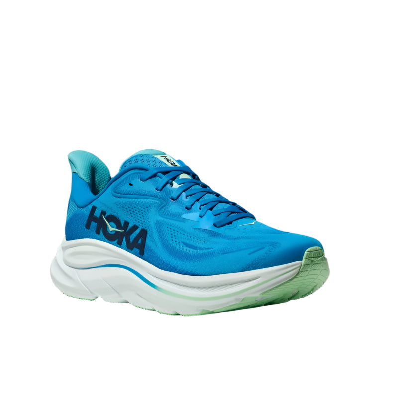 HOKA Clifton 10 D Men's Running Shoes - Lightweight Cushioned Road Running Sneakers for Marathon Training & Daily Jogging | Breathable Mesh Comfort for Long Distance Running & Gym Workouts