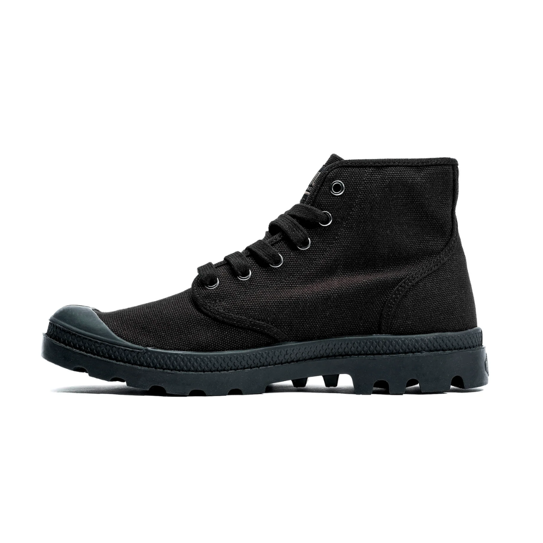Palladium Women's Pampa Hi Black Boots - Stylish & Comfortable Ankle Boots for Casual Wear, Hiking & Outdoor Adventures