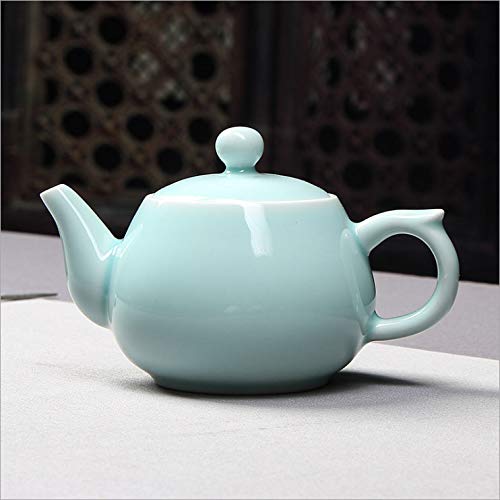 Premium Celadon Teapot - Handcrafted Jade Green Porcelain Teapot for Kung Fu Tea Ceremony | 4 Color Options | Traditional Chinese Tea Set for Home, Office & Gift Giving