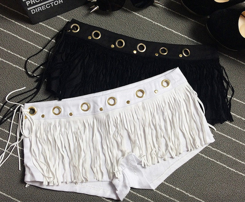 Cowgirl Fringe Skirt with Tassels - Western Party Outfit for Women | Perfect for Country Music Festivals, Rodeos & Themed Parties