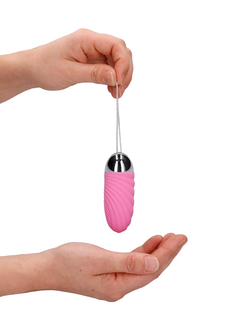 Simplicity by Shots America - Ethan - Rechargeable Wireless Remote Control Vibrating Egg - Pink - Adult Intimate Toy for Couples Play & Solo Pleasure