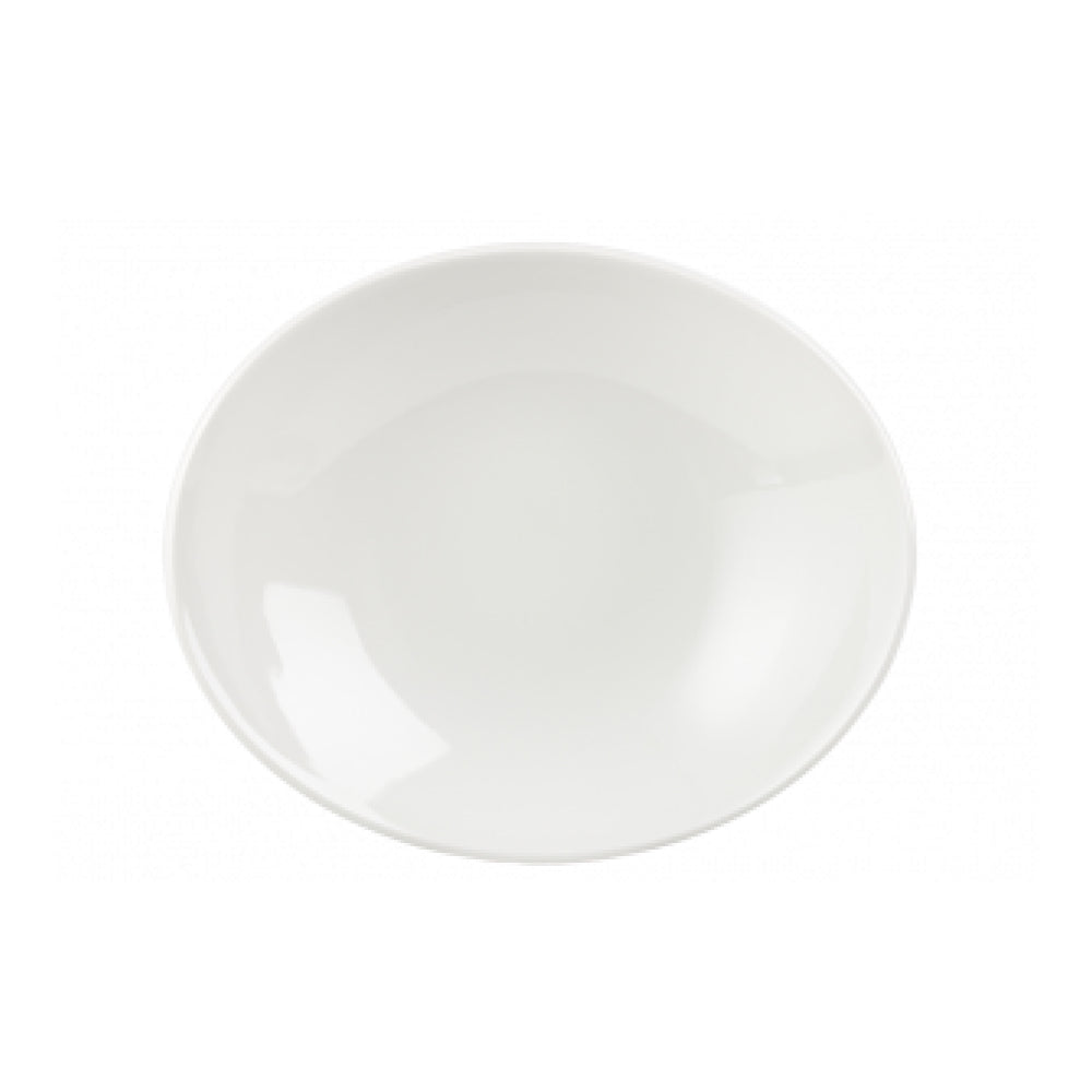 Premium Churchill 17 Oz. Super Vitrified Orbit Oval Coupe Bowl - Set of 12 - Durable Restaurant-Grade Dishware for Elegant Dining & Catering Events