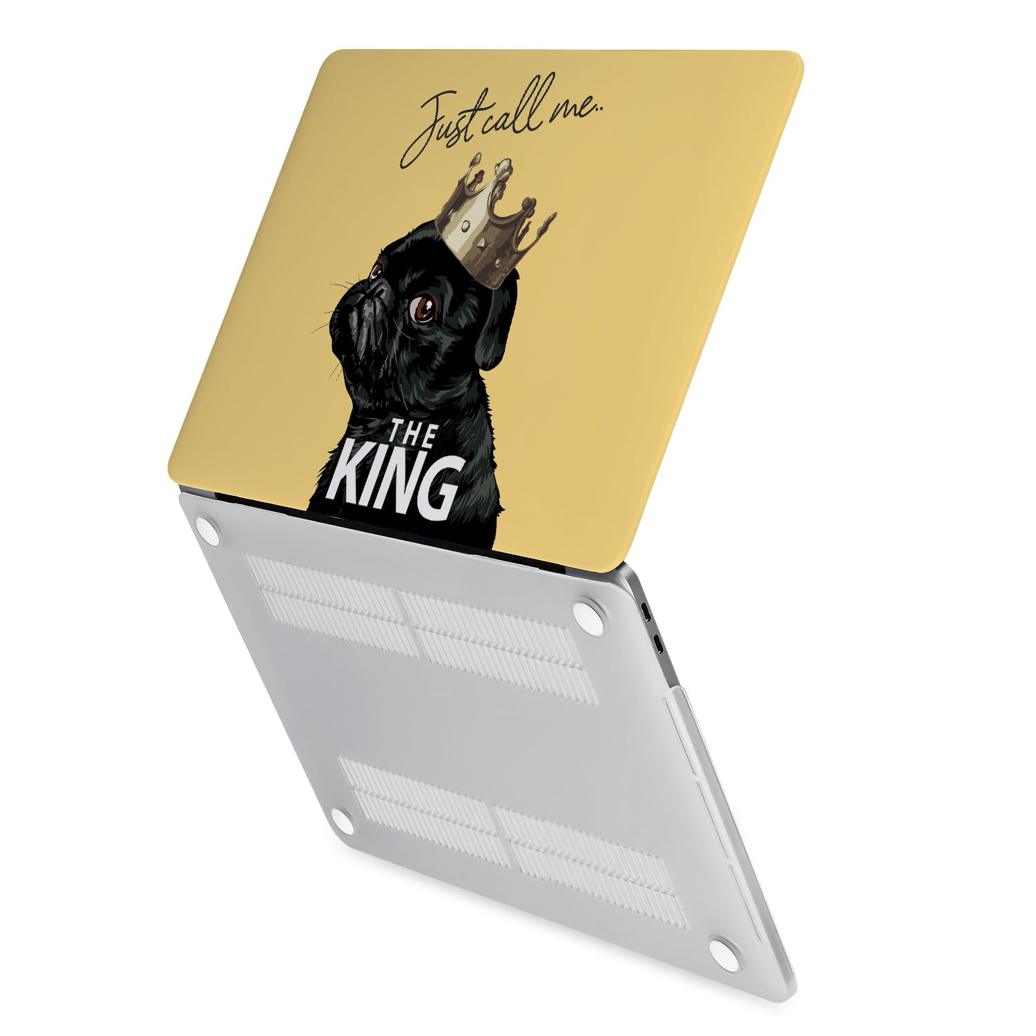 Funny Dog Design MacBook Case - Durable Protective Cover for MacBook Air/Pro - Perfect for Work, Travel & School Accessories