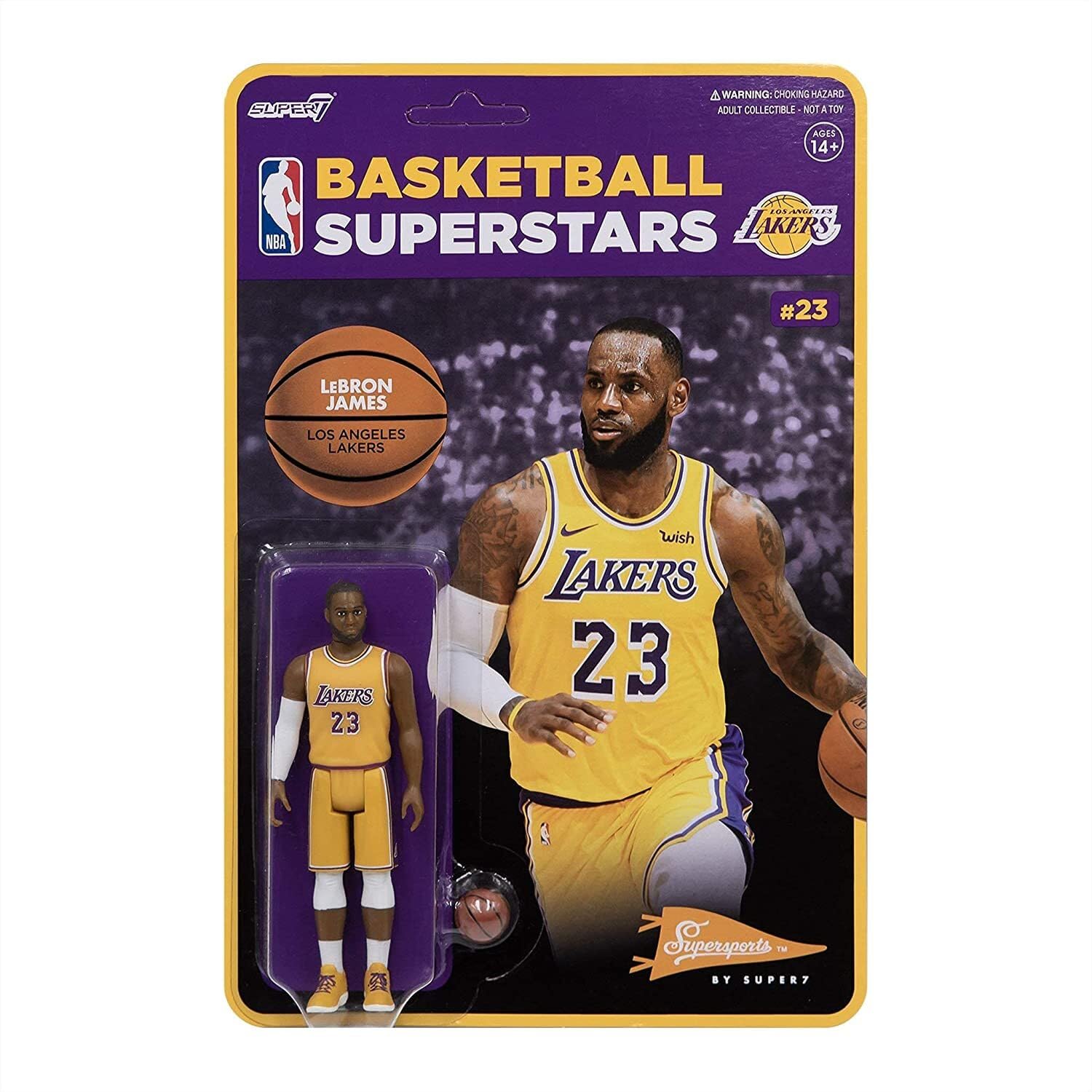 NBA Lebron James Lakers Action Figure - Collectible Basketball Player Statue for Fans & Decor | Perfect for Sports Memorabilia Displays & Gift Giving