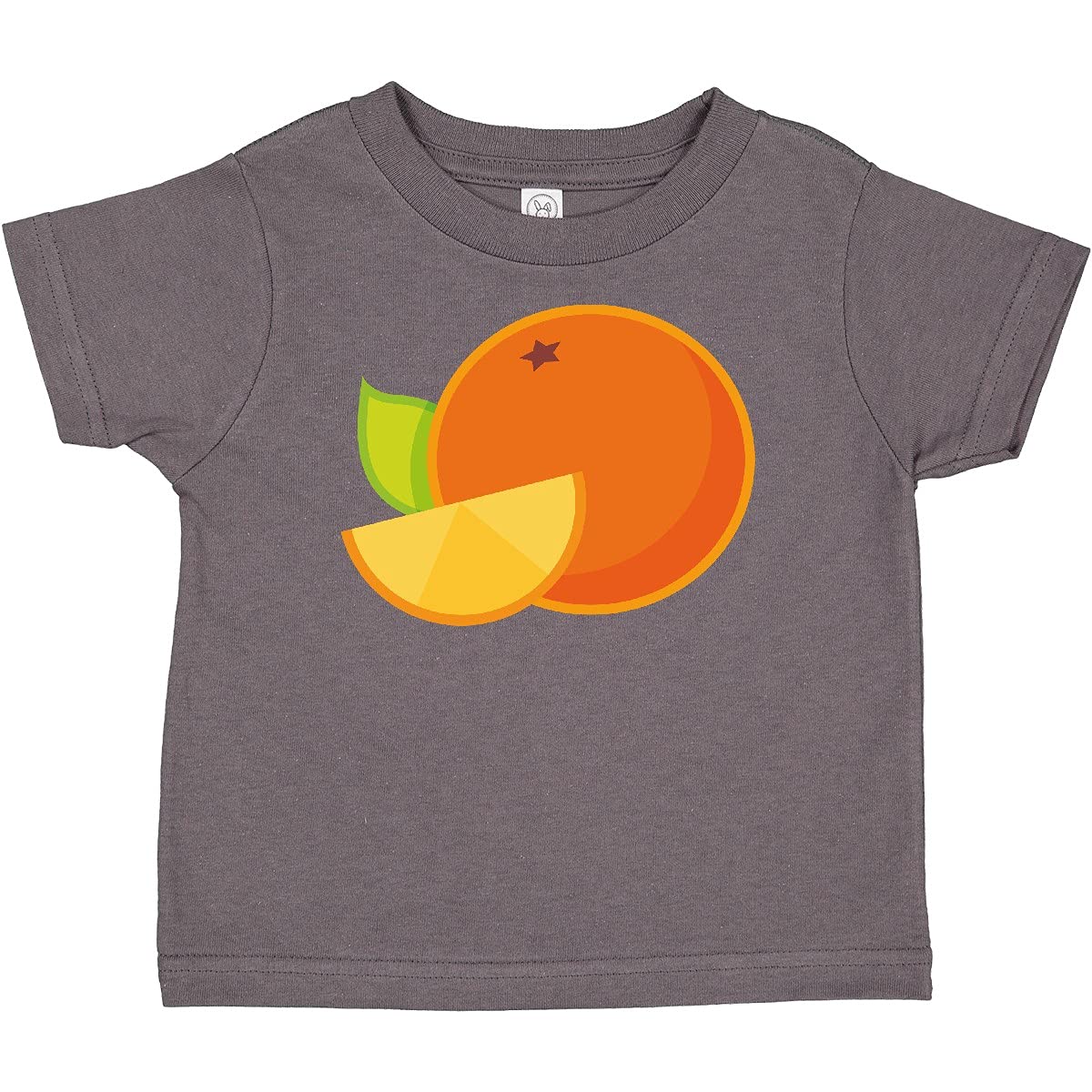 Inktastic Orange Fruit Baby T-Shirt - Cute Citrus Print Cotton Tee for Infants & Toddlers - Perfect for Playdates, Family Photos & Everyday Wear