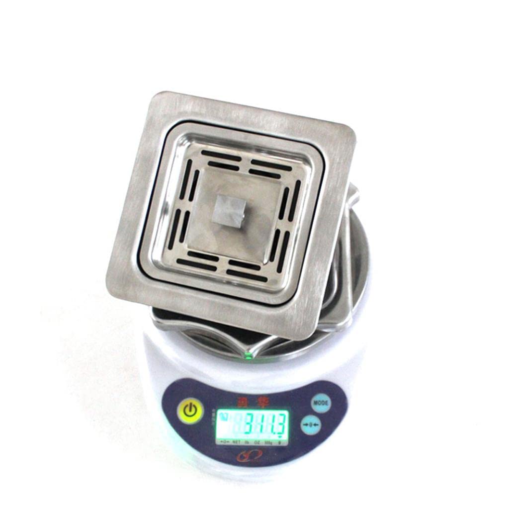 Stainless Steel Square Garbage Disposal Drain Adapter - Food Waste Disposer Accessory for Kitchen Sink Strainer - Perfect for Home, Restaurant & Commercial Use