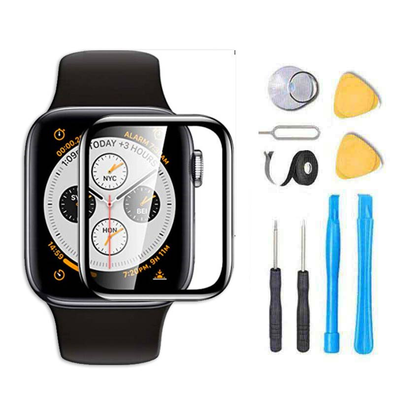 Apple Watch Series 6 Screen Replacement Kit - Premium Tempered Glass for 40mm & 44mm Models - DIY Repair Solution for Cracked or Scratched Screens - Perfect for Home, Office, or Outdoor Use
