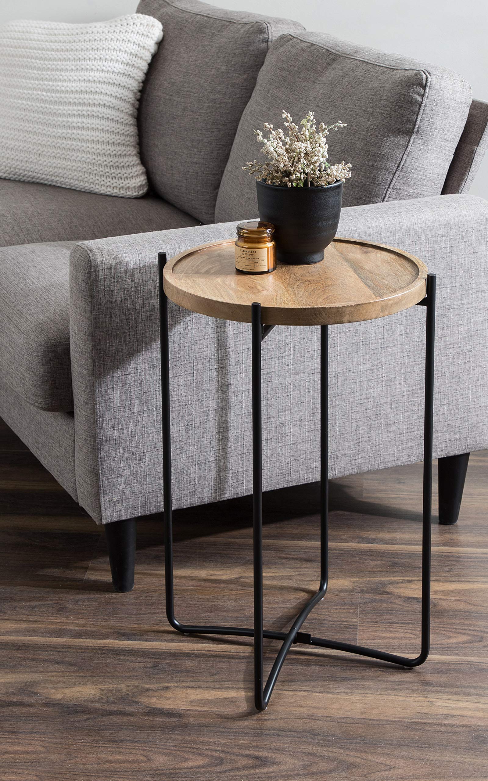 Kate and Laurel Vale Modern Side Table - 15.5