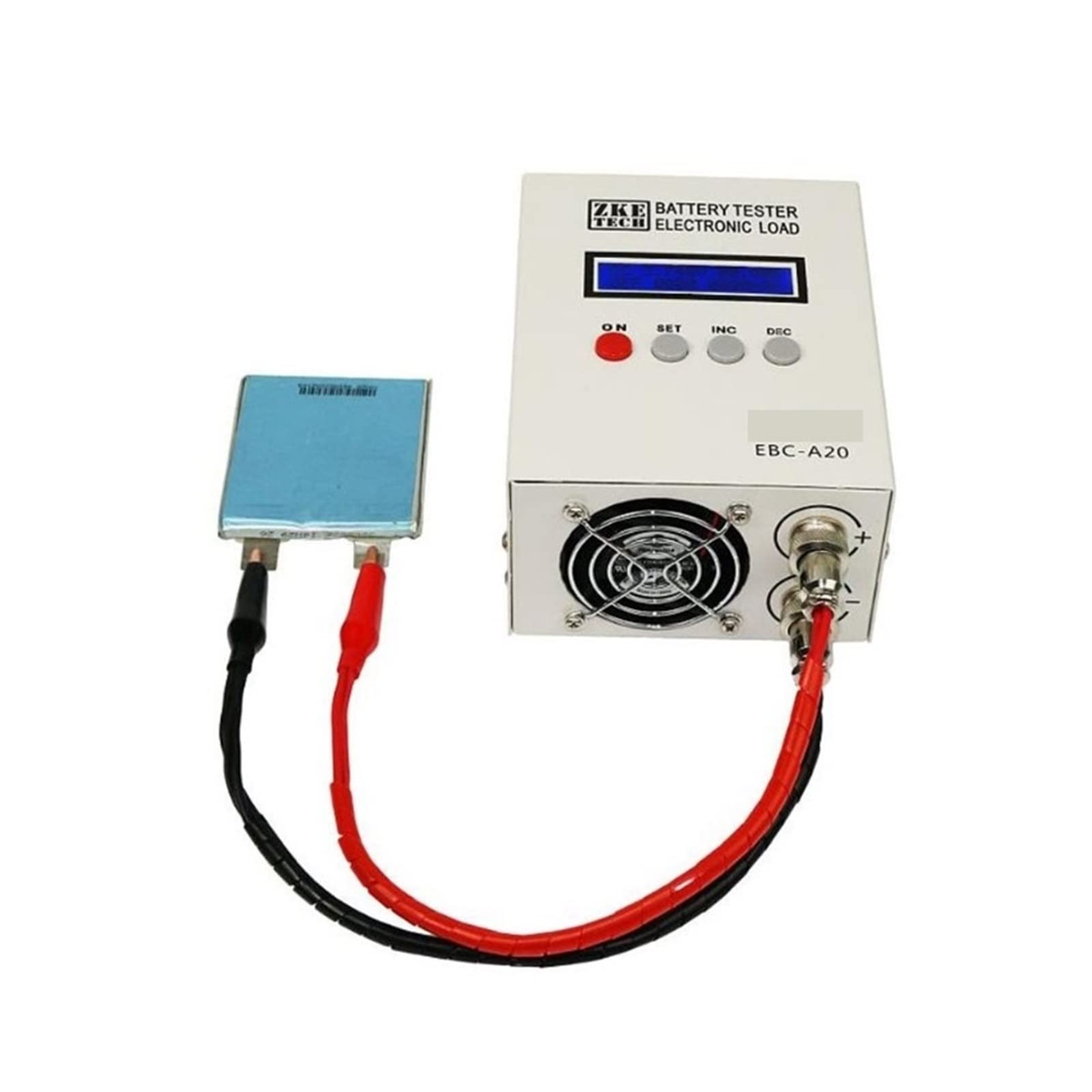 EBC-A20 30V 20A 85W Electronic Load Battery Tester for Lithium & Lead-Acid Batteries - Capacity Testing, 5A Charge, 20A Discharge with PC Software - Perfect for DIY Battery Maintenance, RC Cars, Solar Power Systems & Electric Vehicle Testing