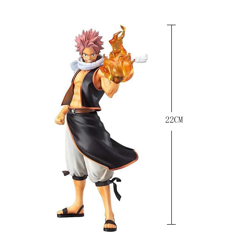 Fairy Tail Lucy & Natsu PVC Anime Figure Statue - Collectible Fairy Tail Merchandise, Desk Decor, Christmas Decoration for Anime Fans & Gift Ideas