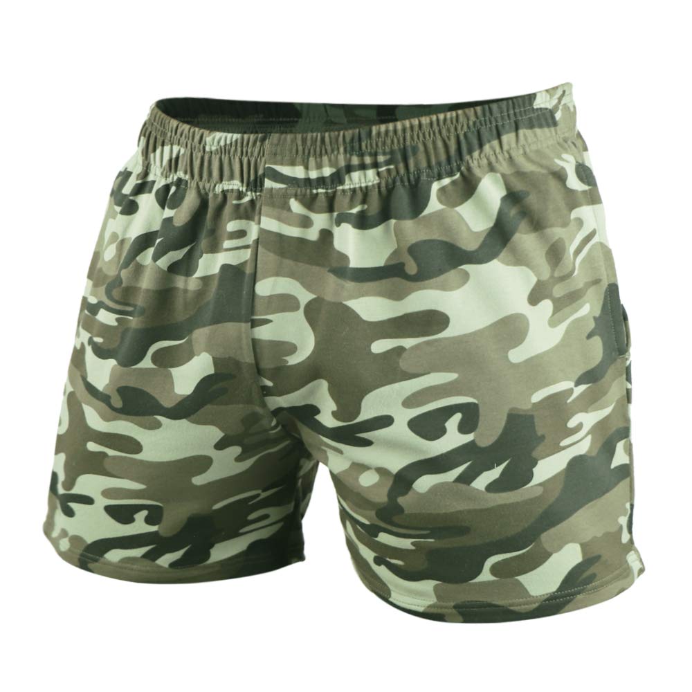 GYMAPE Men's 5-Inch Bodybuilding Gym Shorts - Quick Dry Workout Running Fitness Shorts for Training & Active Lifestyle