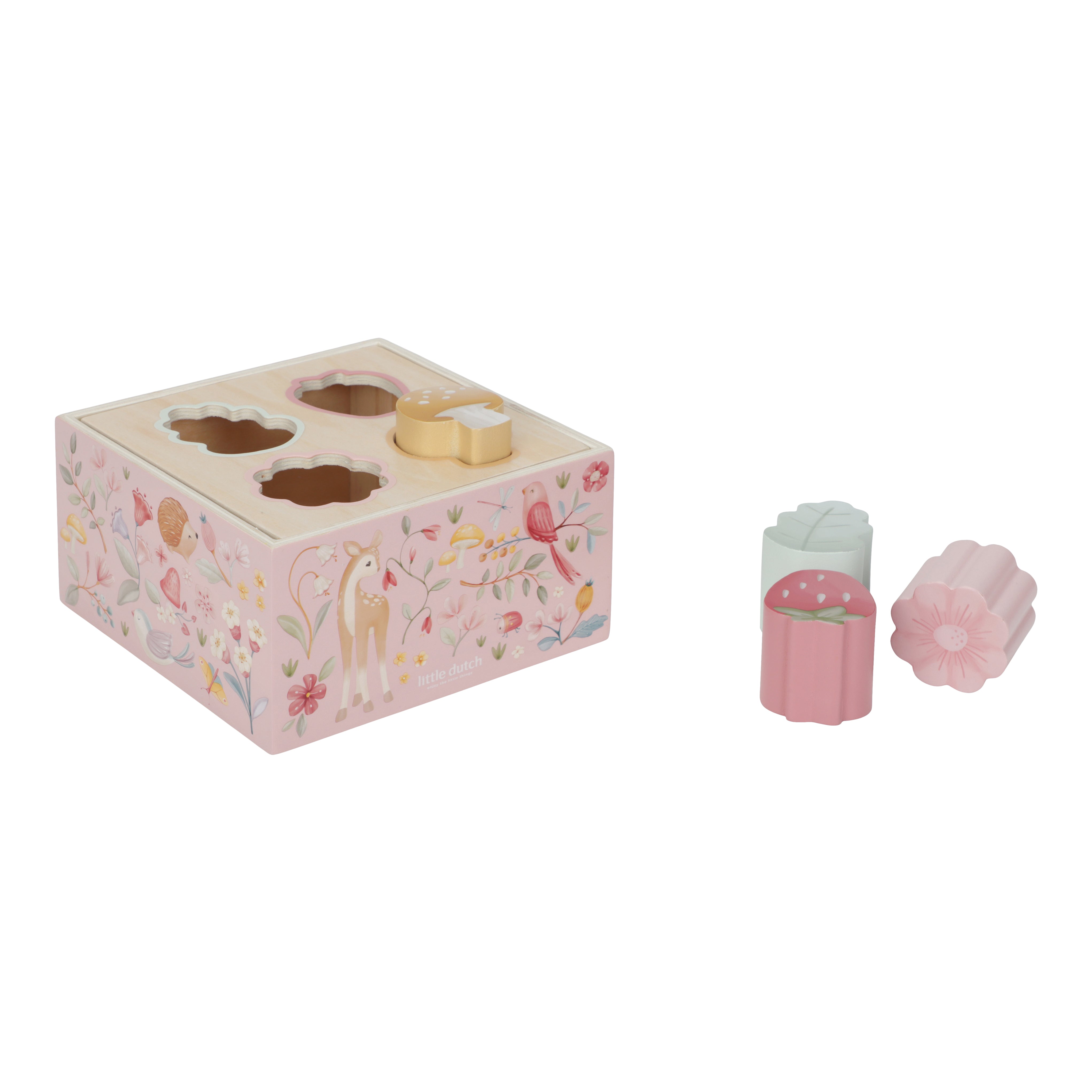 Fairy Garden Wooden Shape Sorter Toy - Montessori Learning Activity for Toddlers - Perfect for Early Childhood Education & Sensory Play