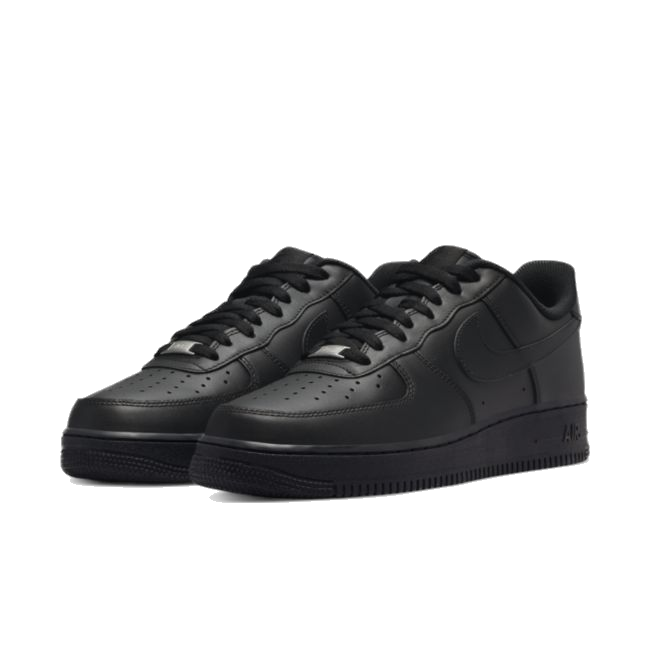 Nike Men's Air Force 1 '07 Sneakers - Classic Black Basketball Shoes for Men | Comfortable Casual & Streetwear Style for Everyday Wear, Gym, and Sports