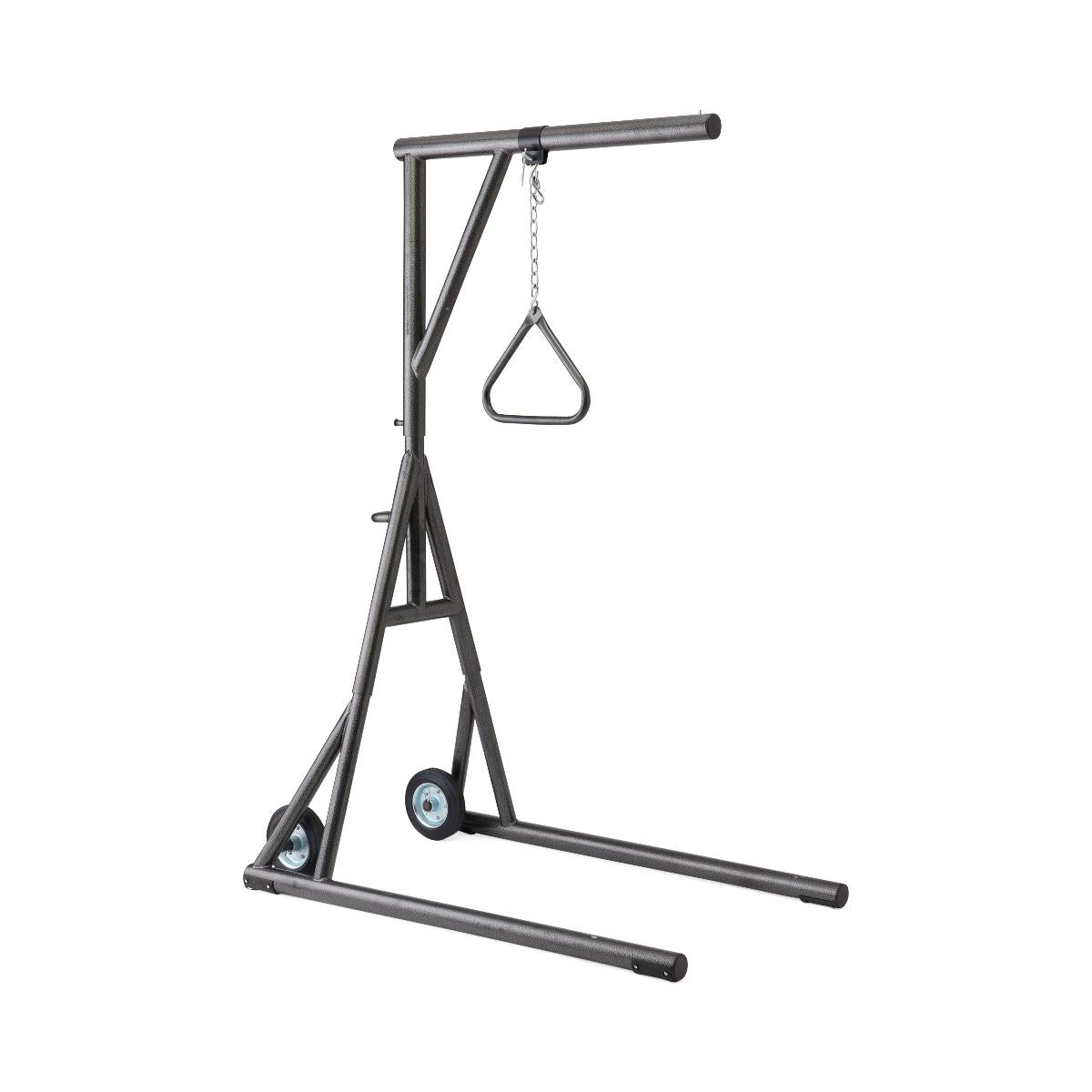 Freestanding Bariatric Trapeze with Wheels - Heavy Duty Patient Mobility Aid for Home & Hospital Use