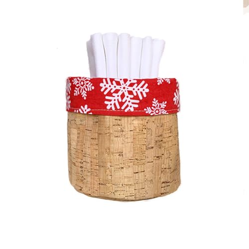 Set - Red Snowflake & Cork