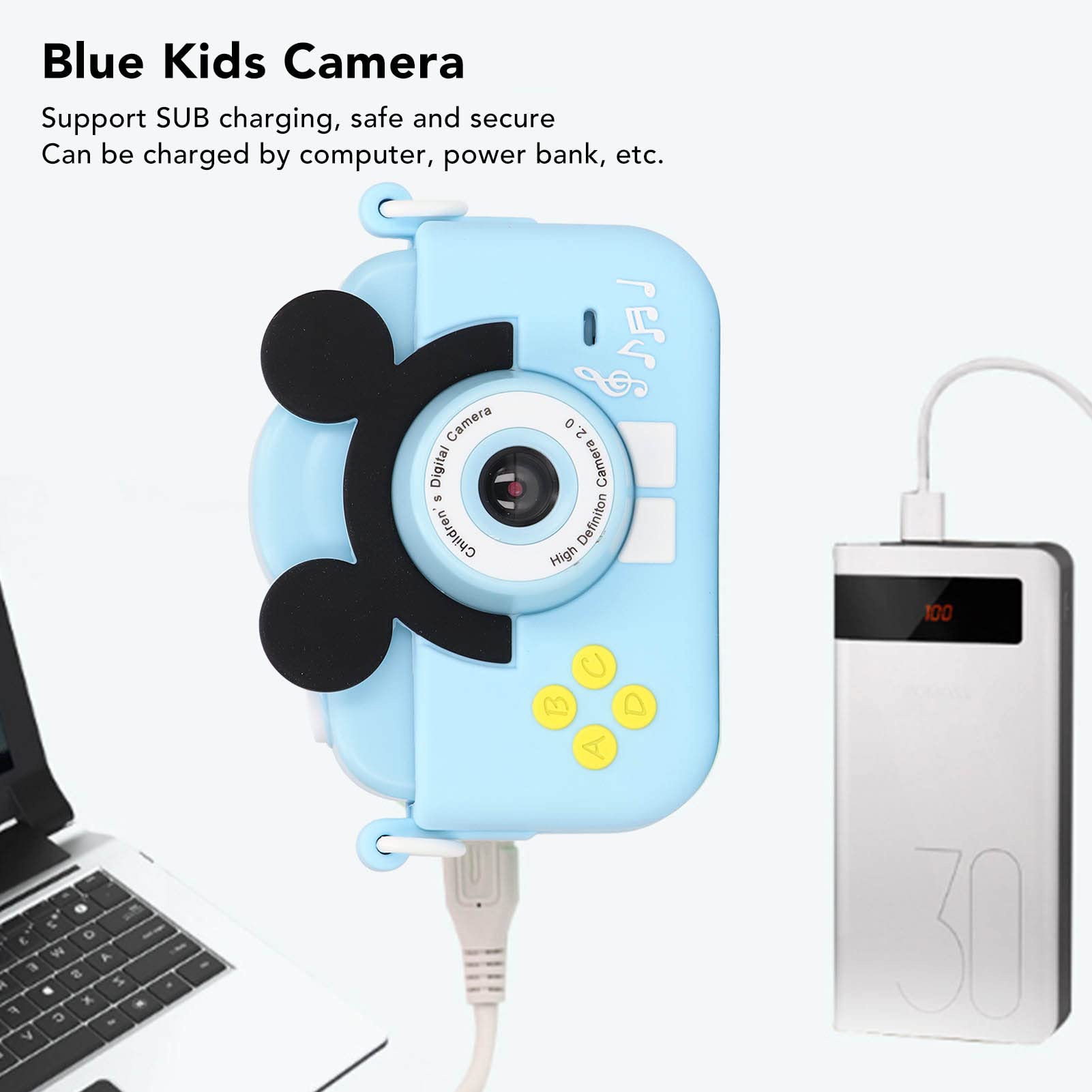 Kids Digital Camera - HD Mini Cartoon Camera for Children, Teens, Boys & Girls | Portable Multifunctional Camera for Travel, Birthday Gifts & School Activities