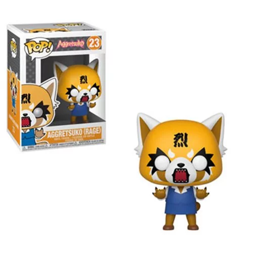 Funko Pop! Vinyl Figure - Aggretsuko [Rage] #23 - Anime Collectible for Office Decor & Pop Culture Fans