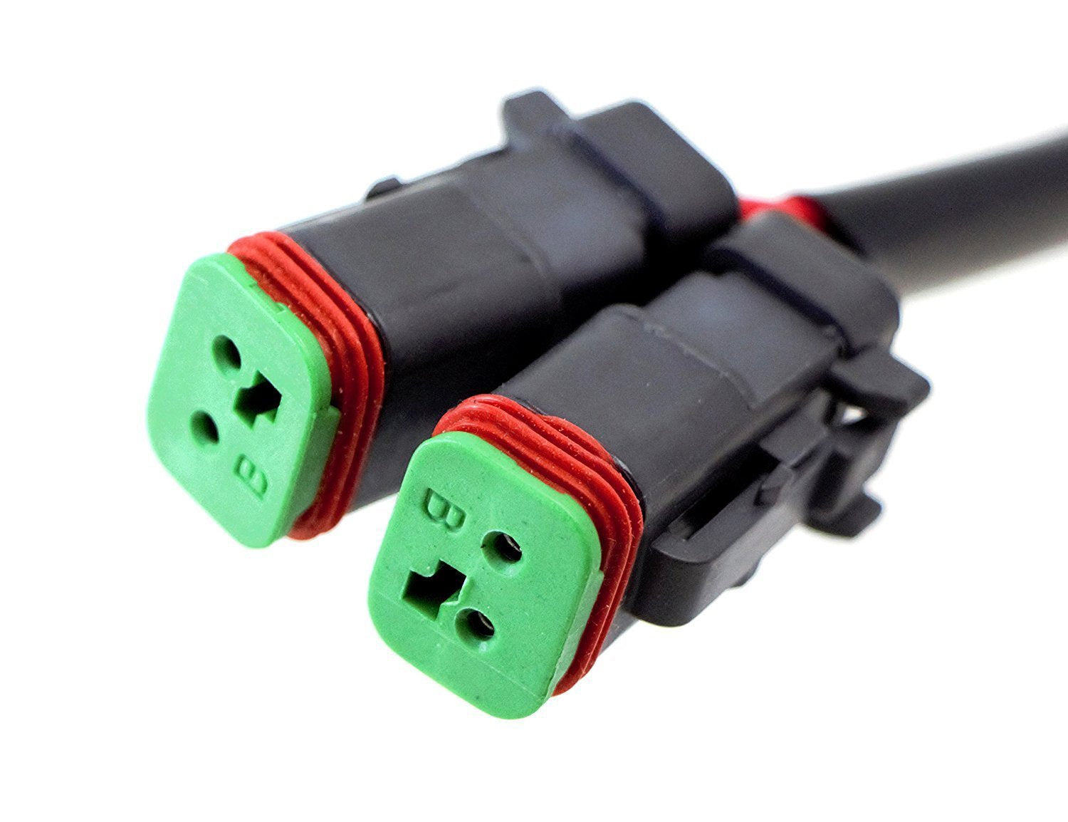 2x Heavy Duty H10/9145/9006 to Dual Output DTP Fog Light Converter Adapter Wires - Compatible with Most Vehicles, Perfect for Off-Roading & Night Driving