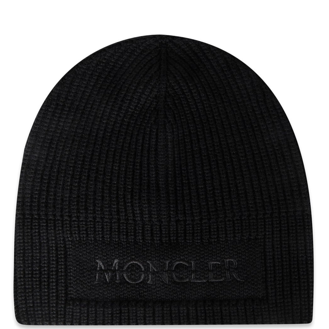 Moncler Split Logo Beanie - Warm Winter Knit Hat for Men & Women - Perfect for Skiing, Snowboarding & Cold Weather Fashion