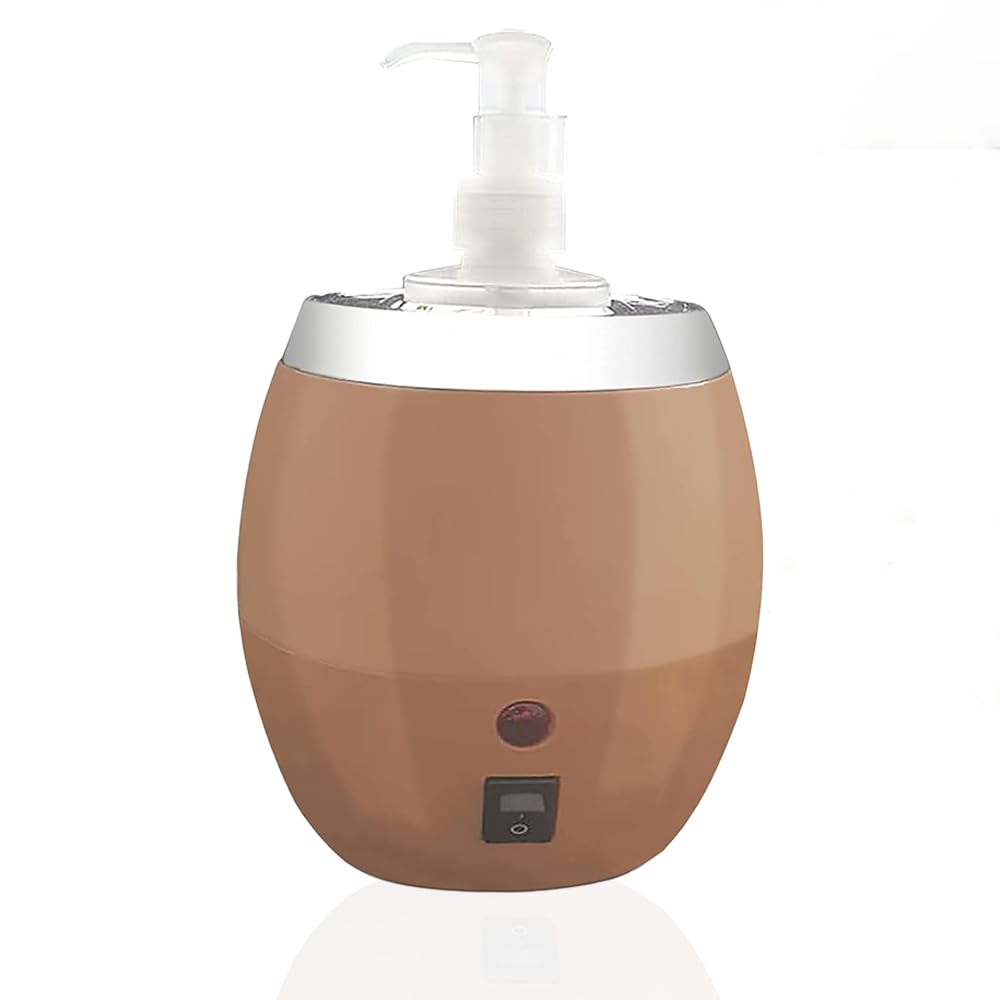 AMETHYST LAKE Electric Massage Oil Warmer Bottle - Professional Bottle Warmer Dispenser Heater for Essential Oils, Lotions & Creams - Perfect for Spa, Beauty Salon & Home Massage Therapy Treatments