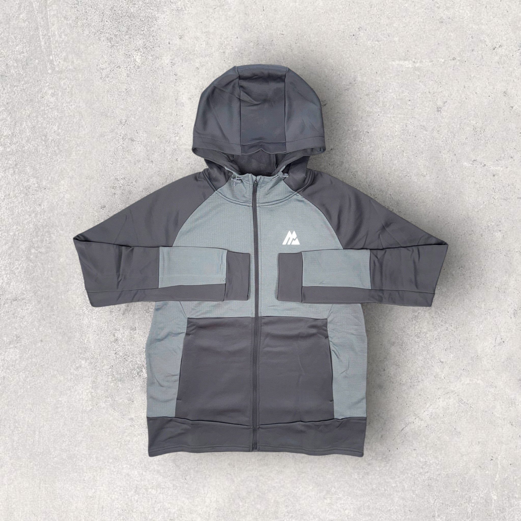 Montirex Grid Tracksuit - Grey/Dark Grey | Stylish & Comfortable Men's Athletic Wear for Gym, Running & Casual Outfits