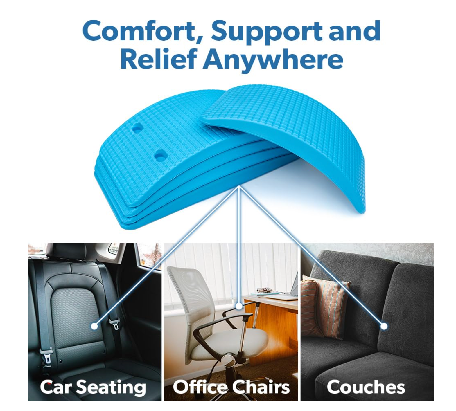 Backbridge Posture Corrector + Free E-Book Stretching Guide for Back Pain Relief - Improve Posture & Flexibility at Home or Office