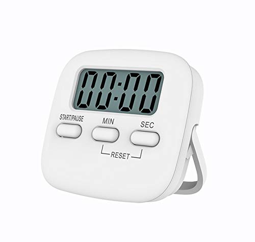 RTTRY Large Magnetic LCD Digital Kitchen Timer - Countdown Stopwatch Alarm Clock with Stand for Cooking, Baking, BBQ | M9020 Color | Perfect for Home, Restaurant & Office Use