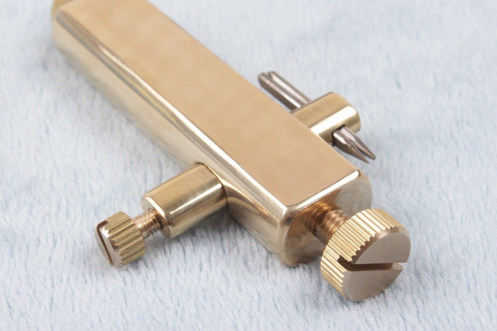 2-Piece Violin Making Tools Set - Brass Purfling Knife & Wood Slotting Knife for Luthiers | Perfect for Violin Repair & Crafting