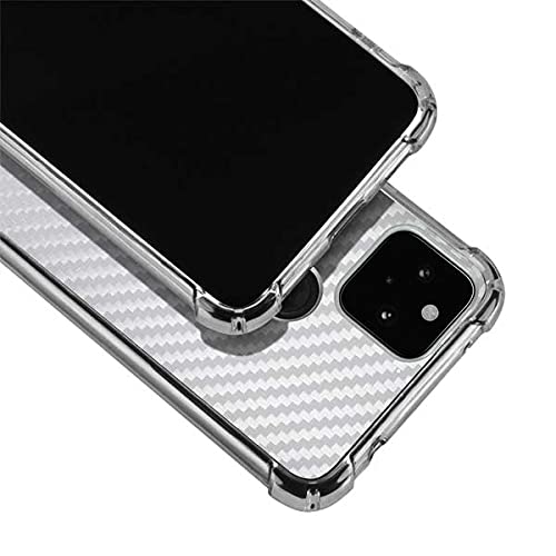 Google Pixel 5a 5G Case - White Carbon Fiber Design for Daily Protection