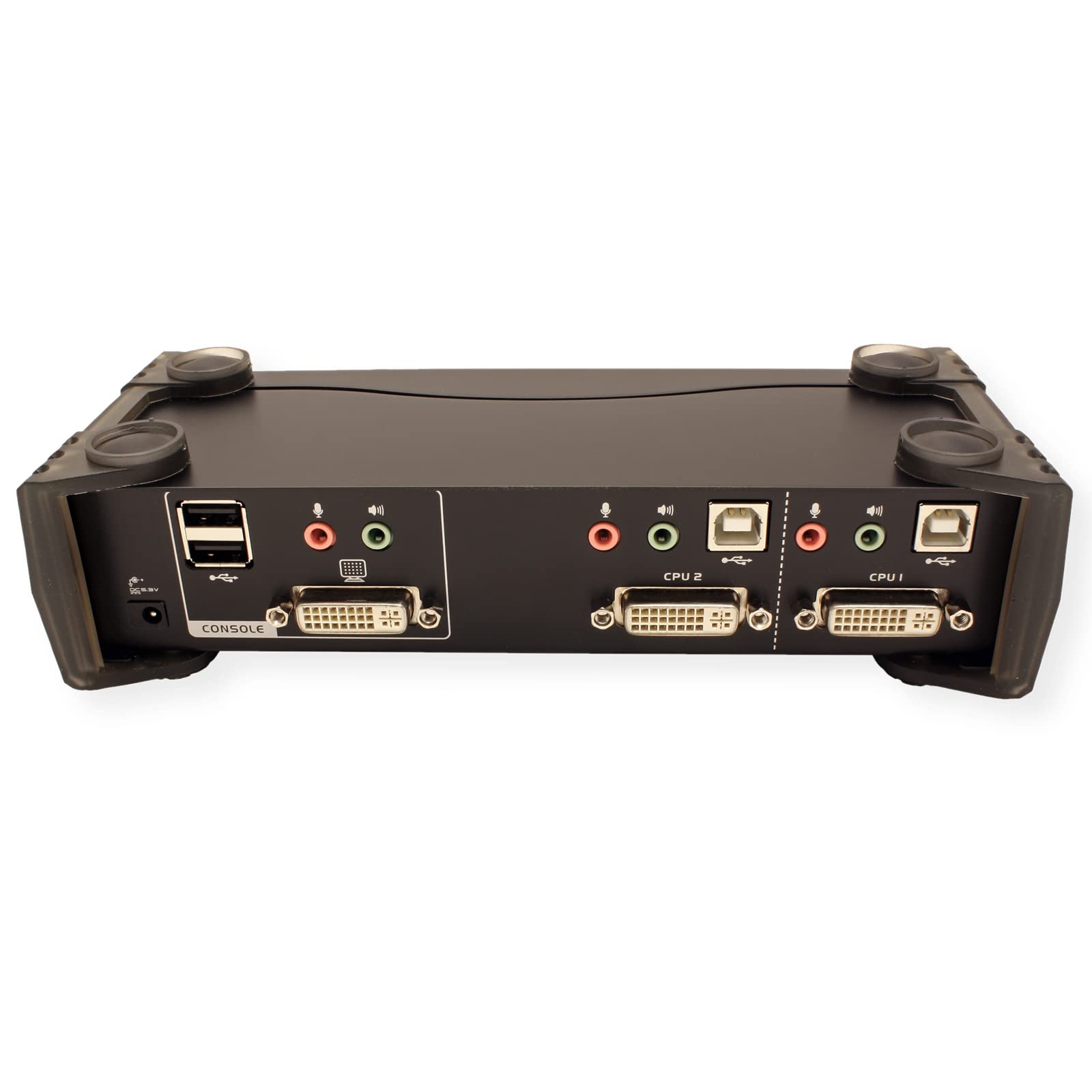 ATEN 2-Port USB KVM Switch with DVI and Audio Support | High-Performance KVM Switch for Dual Computer Control | Perfect for Home Office, Gaming, and IT Workstations