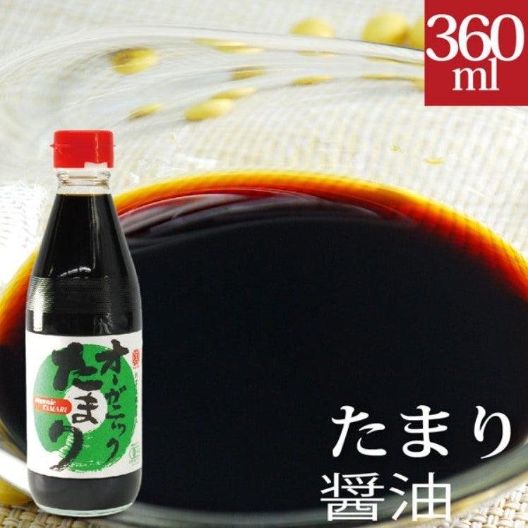 Organic Gluten-Free Tamari Shoyu Japanese Soy Sauce 360ml - Premium Gluten-Free Soy Sauce for Sushi, Stir Fry & Asian Cooking