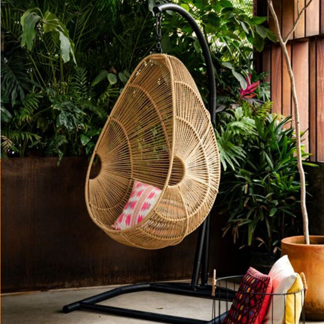Premium Cozumel Outdoor Hanging Chair - Comfortable Hammock Swing Chair for Patio, Garden, Backyard & Porch - Perfect for Relaxing, Reading & Lounging