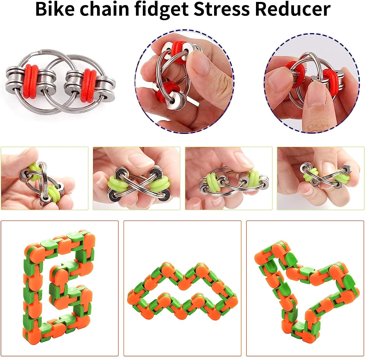 30-Piece Fidget Toy Set for Stress & Anxiety Relief - Sensory Toys for Kids & Adults with ADHD, OCD, Autism - Perfect for Classrooms, Travel, Office & Home Use - Great Birthday Gifts & Party Favors