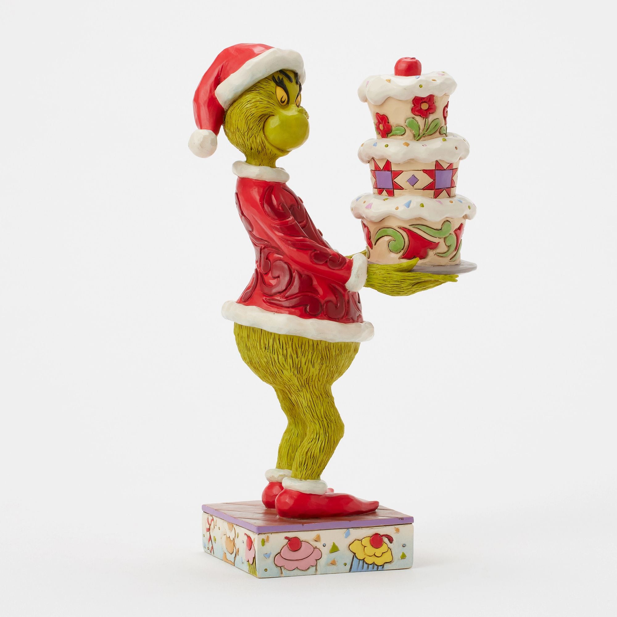 Grinch Christmas Cake Topper - Festive Holiday Baking Decor for Cakes, Cupcakes & Desserts - Perfect for Christmas Parties & Family Gatherings