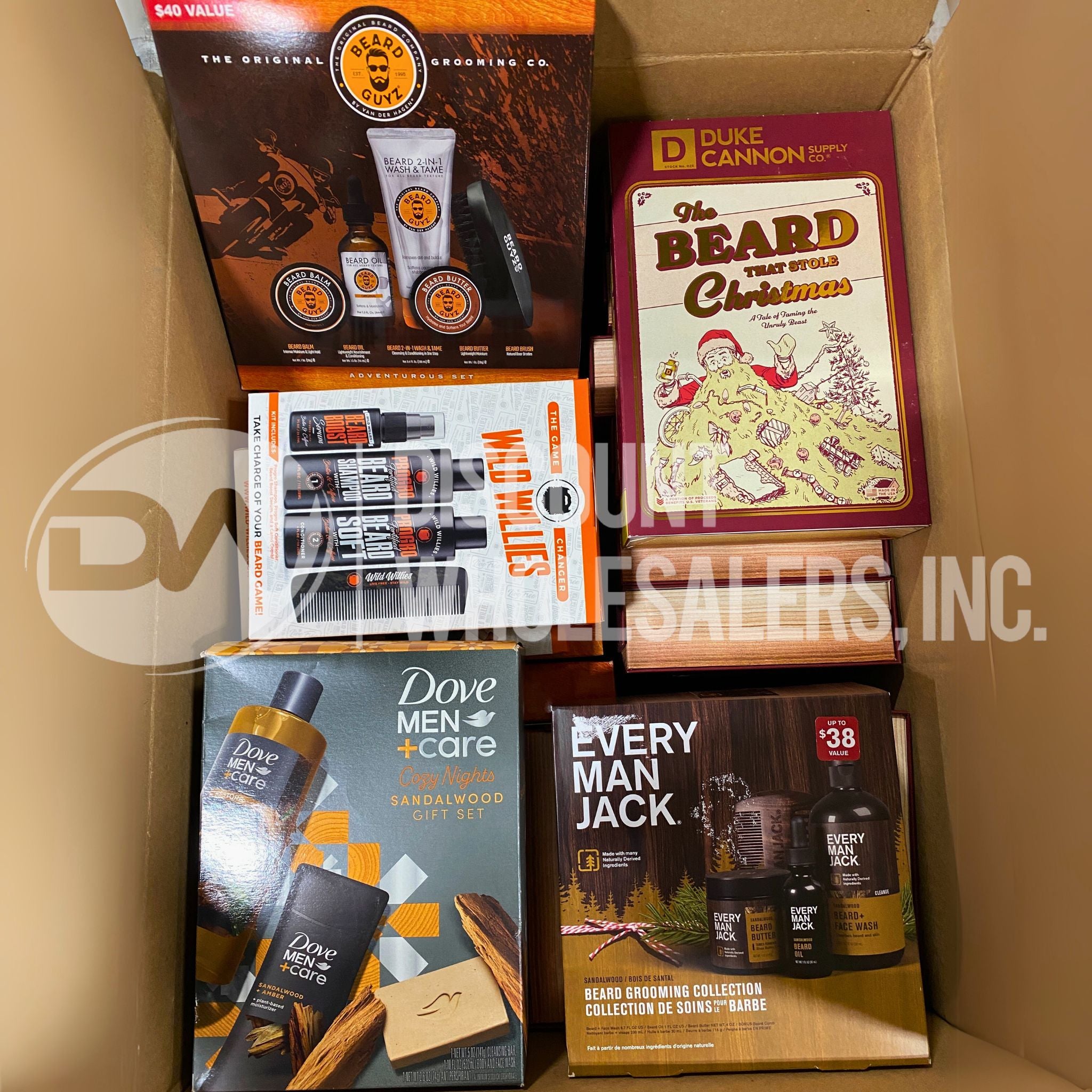 Wild Willies, Beard Guyz & Every Man Jack Men's Grooming Gift Set - 30 Pcs Assorted Scents for Beard Care & Skincare - Perfect for Birthday, Father's Day & Christmas Gifts