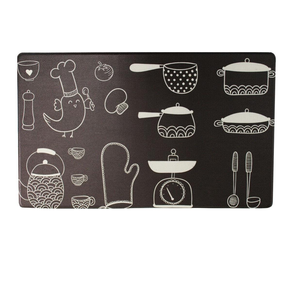 Modern Soft PVC Kitchen Rugs - Non-Slip Floor Mats for Home, Kitchen & Living Room - Easy to Clean, Durable & Stylish - Perfect for High Traffic Areas & Spill Protection