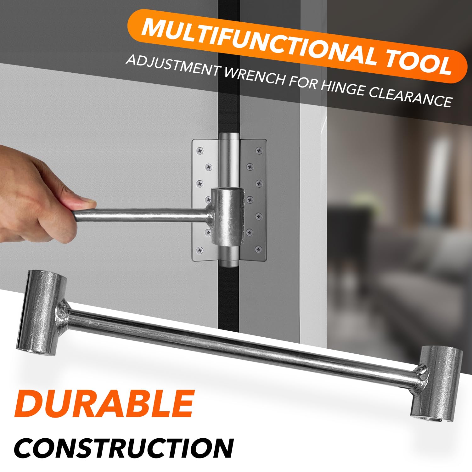 **Door Hinge Adjustment Tool Kit - Hinges Gap Adjusting Wrench for Repairing Various Door Hinge Gaps - Perfect for Home, Office & Garage Door Maintenance**
