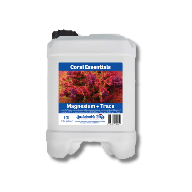 Premium Coral Essentials Calcium, Alkalinity & Magnesium Supplement 10L (338 fl oz) - Essential Reef Tank Additives for Healthy Coral Growth & Vibrant Marine Life