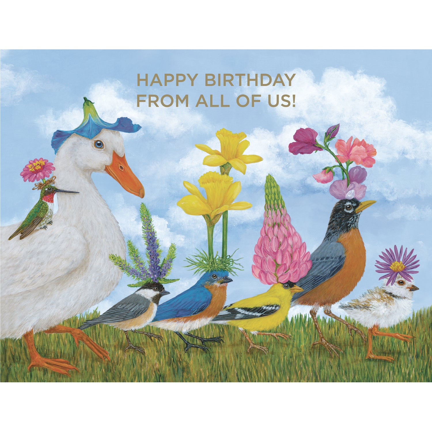 Happy Birthday Greeting Card - Elegant Birthday Wishes for Friends & Family - Perfect for Birthdays, Anniversaries & Special Occasions