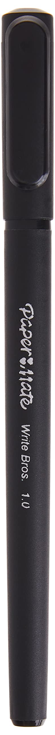 60-Pack Paper Mate Ballpoint Black Ink Pens, Write Bros. Medium Point (1.0mm) - Bulk Office Supplies for Writing, Note-Taking & School Work