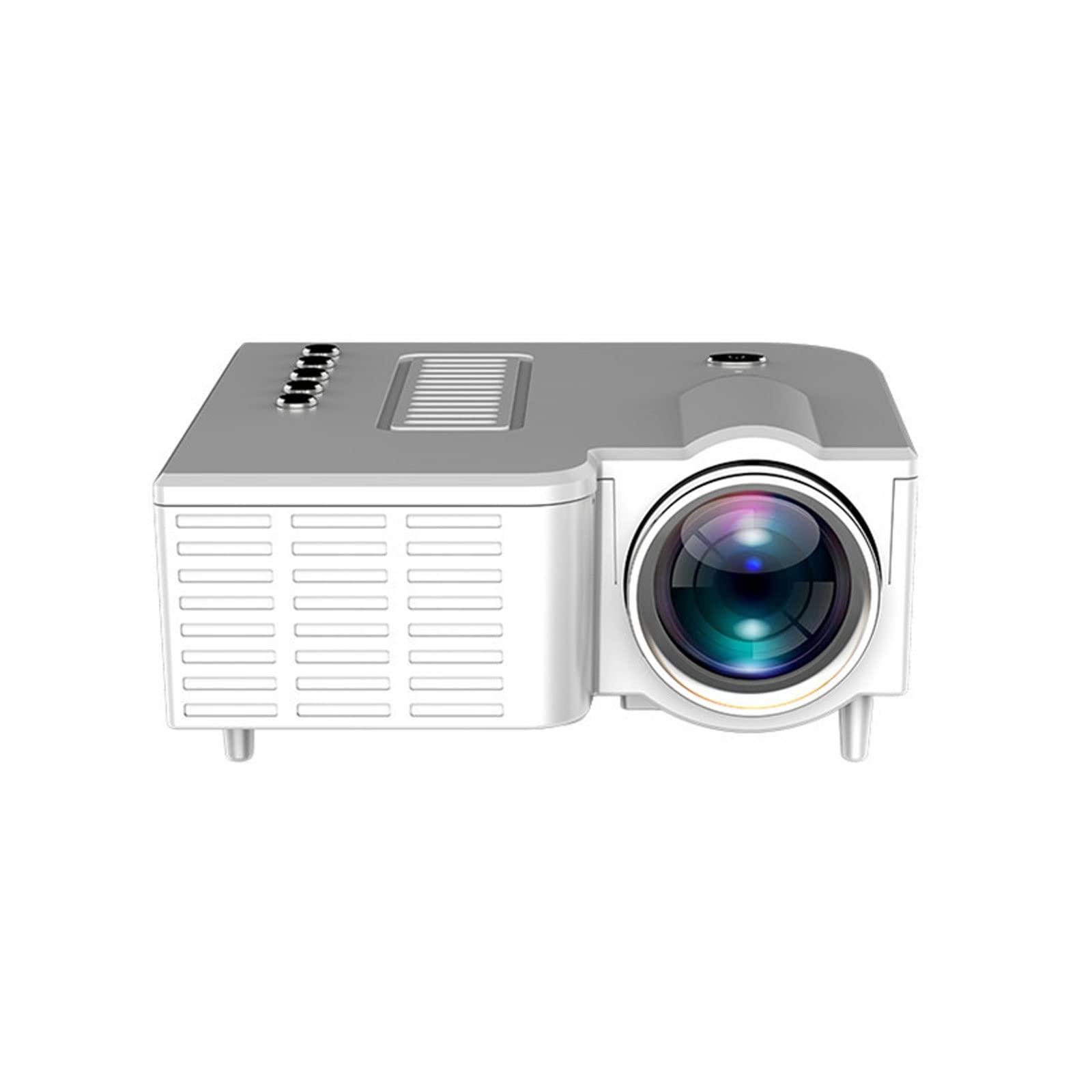 RYMMKOP Mini Projector - HD LED Portable Projector for Movies, Gaming & Home Theater with Built-in Speaker, Efficient Cooling & Coated Lens | Perfect for Indoor, Outdoor & Travel Entertainment