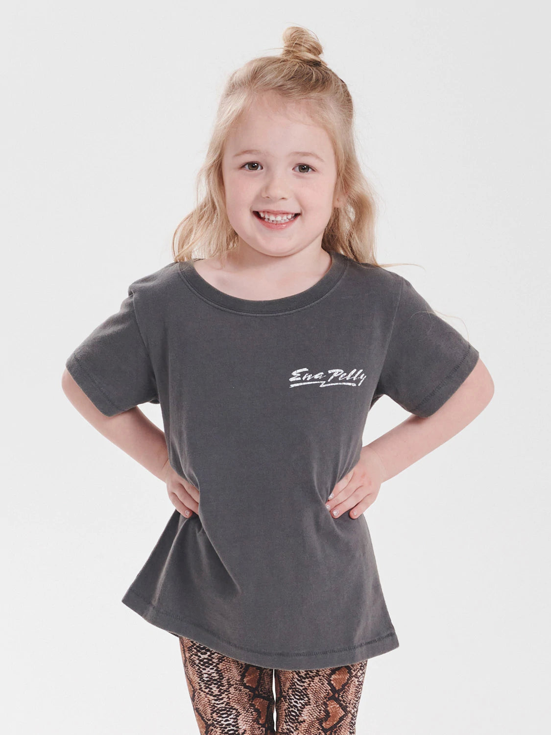 Ena Pelly Wingshield Tee - Charcoal Gray Men's Graphic T-Shirt | Comfortable Cotton Streetwear for Casual Outfits & Everyday Wear
