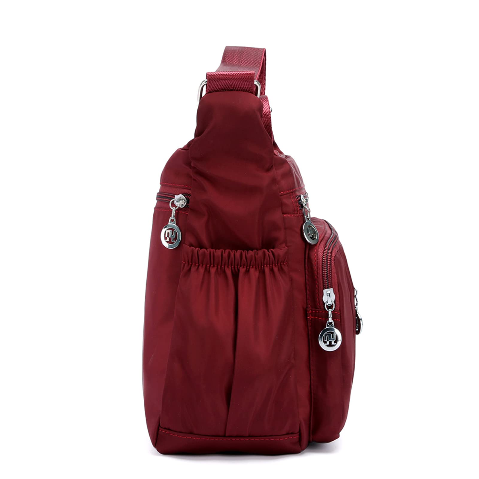 Blostirno Women's Waterproof Nylon Crossbody Bag - Lightweight Travel Shoulder Purse with Multiple Pockets for Everyday Use, Shopping & Outdoor Adventures