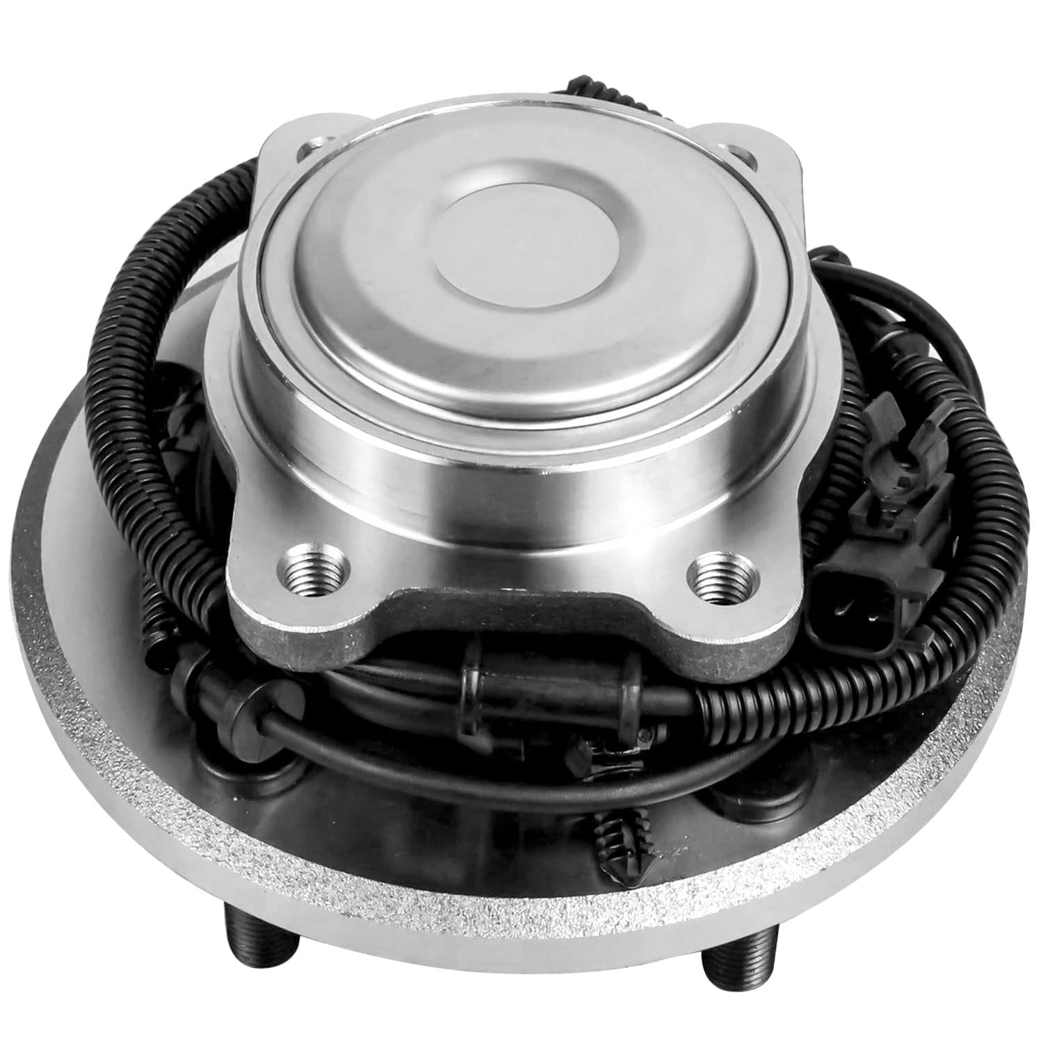 512360 Rear Wheel Bearing and Hub Assembly 5-Lug w/ABS - Compatible with Dodge Grand Caravan, Chrysler Town & Country, VW Routan - Perfect for Smooth Ride & ABS System Maintenance (2-Piece Set)